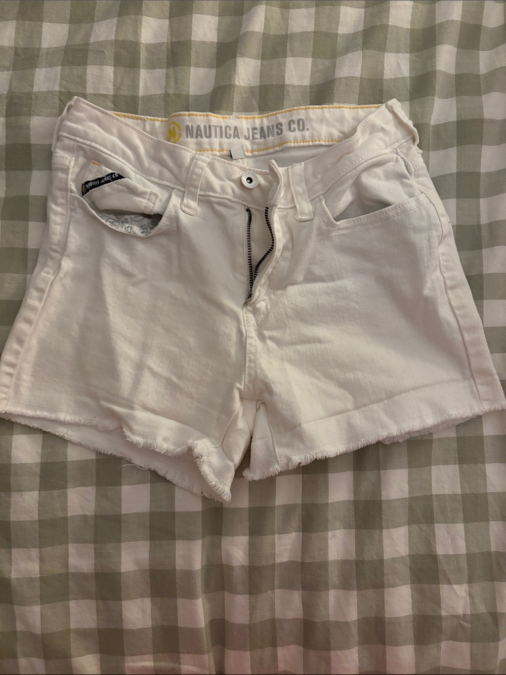 Nautica White Denim Women's Shorts